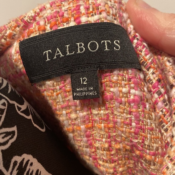Talbots Pink Tweed Jacket - Picture 4 of 4
